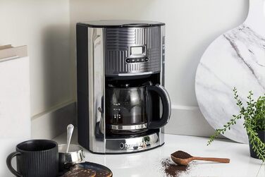 Тостер Russell Hobbs Geo з нержавіючої сталі сірого кольору (2 слоти, для тостів та бурітців, 6 рівнів підсмажування, функція розморожування та підігріву, швидка технологія підсмажування, 1640W) 25250-56