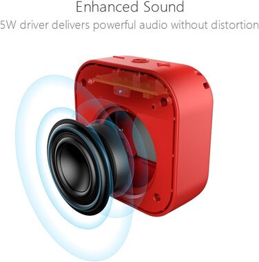 Портативна Bluetooth колонка MIFA A1 Mini: Водонепроникна (IP56), TWS, 15 годин, Чорний