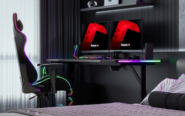 Ігровий стіл Huzaro Hero 4.6 RGB Black, 160 см