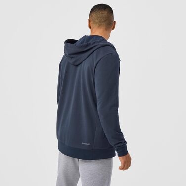 Чоловіча толстовка на блискавці Head Club Original Hoodie Fz, темно-синя, розмір XL