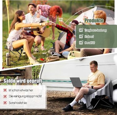 Складаний стілець для відпочинку: садовий, туристичний, для кемпінгу. Легкий та портативний