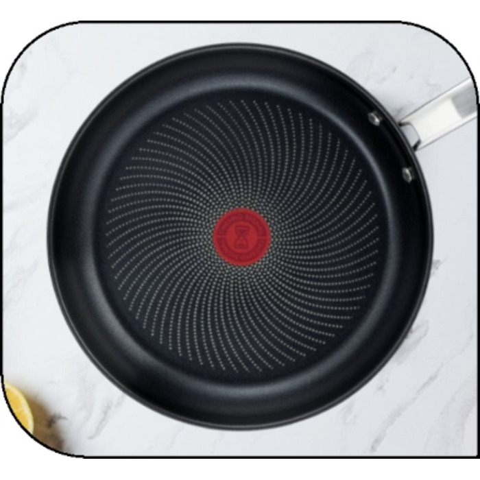 Набір сковорідок Tefal Intuition, 4 предмети, сріблясті, з антипригарним покриттям, 20/24/26/28 см