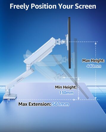 Кріплення для монітора ELIVED EV6011W: регульована підставка для моніторів 13-32