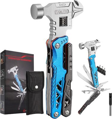Мультитул Rollgabelschlüssel 18 в 1: преміум-мультитул з титанової сталі для чоловіків, кемпінгу, відпочинку на природі та надзвичайних ситуацій