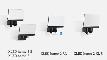 Steinel LED Floodlight XLED Home 2 S white, fully swiveling, 13.7 W, 180° With motion sensor, 10 m range, 1550 lm