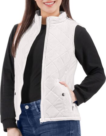 Жіноча пуховик NY Thread, легкий, з коміром, утеплений, на блискавці, чорний (S, білий/розкішний сад)