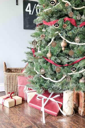 5 см золоті новорічні кулі-орнаменти для ялинки, 30 шт. (стійкі до пошкоджень, пластик)