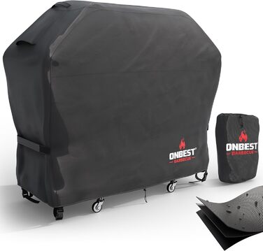 Чохол для гриля ONBEST, водонепроникний, 600D Оксфорд, вентиляція, 150x65x125 см, захист від дощу та бруду