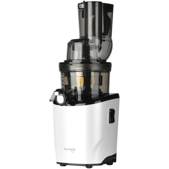 Соковижималка Kuvings REVO830 електрична, повільного віджиму, для цілих фруктів і овочів, 240 Вт, біла матова