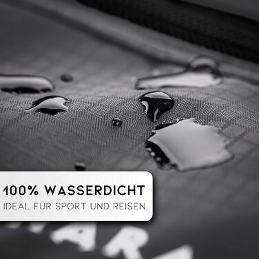 Чоловіча/жіноча поясна сумка на пояс з RFID захистом (водостійка) - поясний ремінь для безпеки в подорожах. Підходить для спорту, бігу та подорожей (сіра)