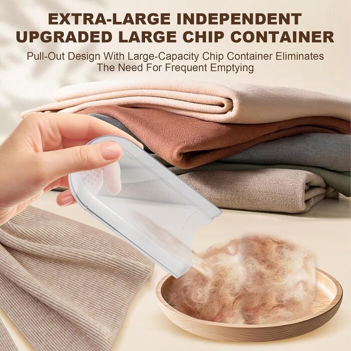 Електричний видалення ворсу Fusselrasierer: 3 режими, 6-клинковий насадка, LCD-дисплей, безпечний, для різних тканин, чорний