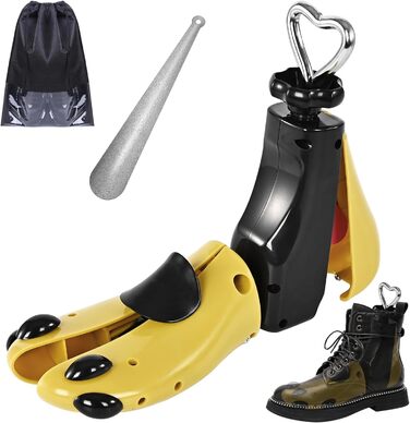 JJDPARTS Shoe Stretchers for Women, Men, Boot Stretchers for Women, Adjustable, Unisex, Wide Feet, Red (Yellow (1 Pack of 38-44))