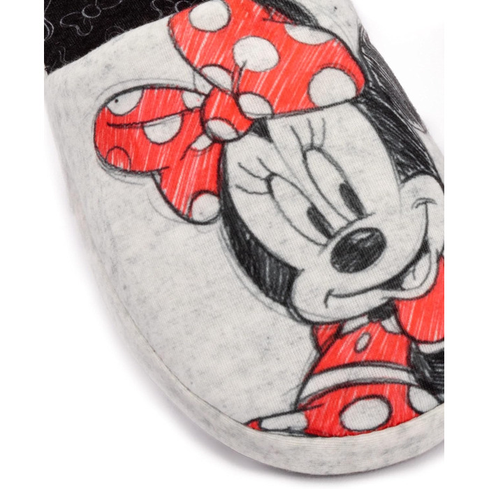 Домашні тапочки Disney Minnie Mouse для жінок, сірі, розмір 38/39 EU