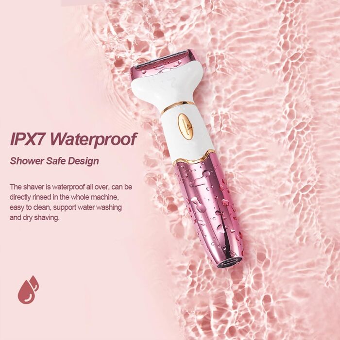 Електричний жіночий набір для гоління 4-в-1: гоління тіла, бікіні, ніг та обличчя, USB-зарядка