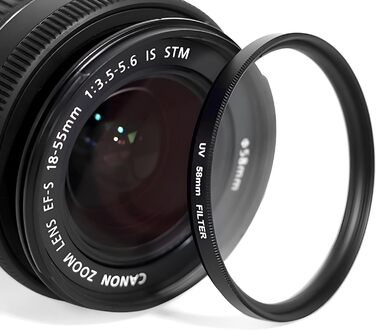 Фільтр UV DIGIFLEX 58 мм для об'єктивів Canon 18-55 мм (EOS 500D, 1000D)