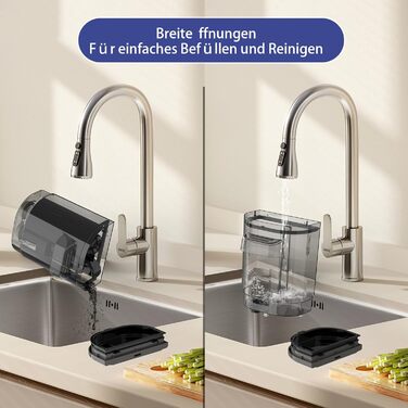 Пылесос для мытья и чистки мебели Akitas X7 600W, 2 бака, самоочистка, для удаления пятен от животных, компактный и портативный