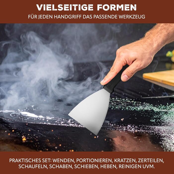 Набір лопаток Bremermann для смаження та гриля (4 шт.), нержавіюча сталь