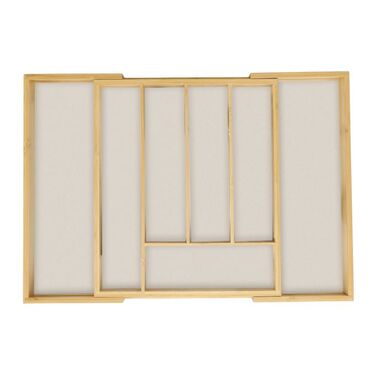 Relaxdays Extendable Cutlery Box