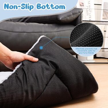 Крісло-ліжко для собак середніх порід Baodan, 90x60 см, сіре, з антиковзною основою