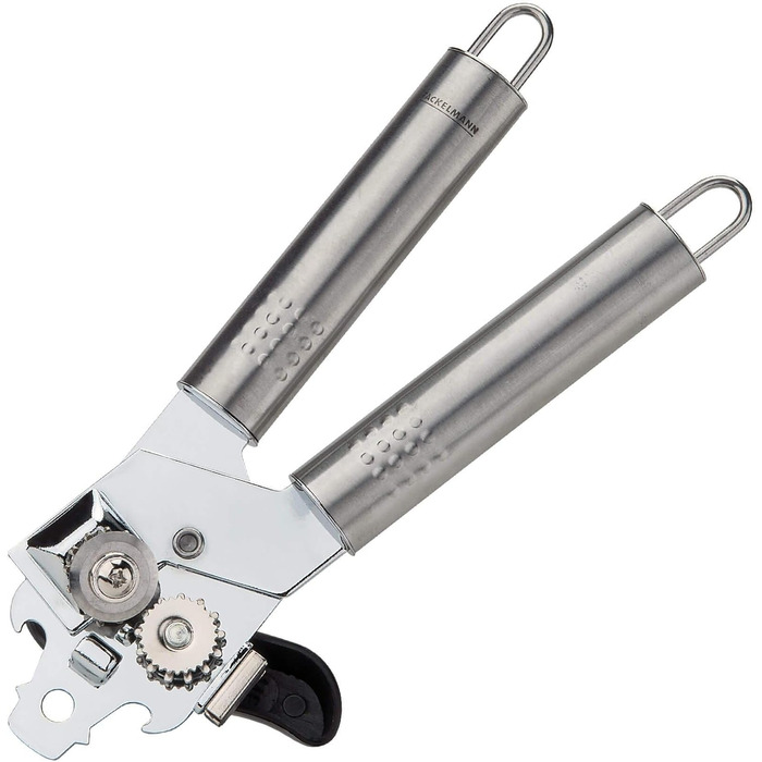 Fackelmann OVALGRIFF: Подрібнювач часнику з нержавіючої сталі з ергономічною ручкою (Срібло), 1 шт.