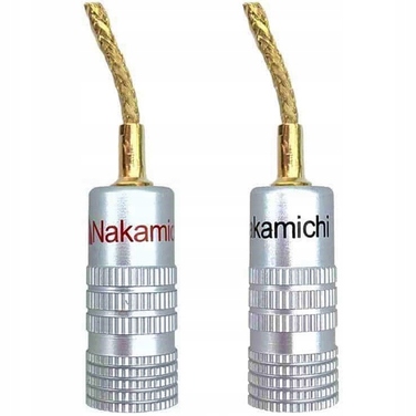 Акустичний кабель NAKAMICHI OFC 2x4мм², у обплетенні, конектори 