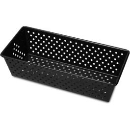 Форма для випікання хліба Guardini Gardenia, перфорована, 25x11 см, сталь з антипригарним покриттям, чорна
