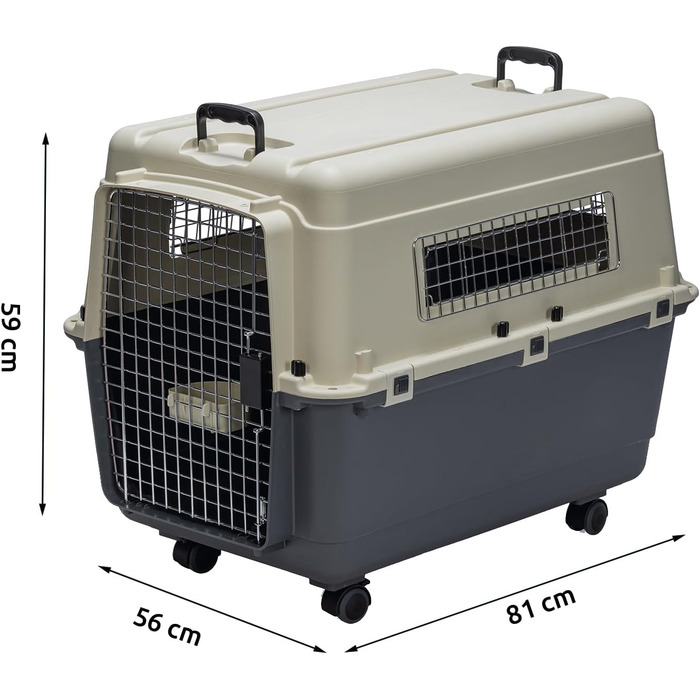 Транспортувальний бокс Karlie Nomad L для котів та собак, 81 x 56 x 59 см
