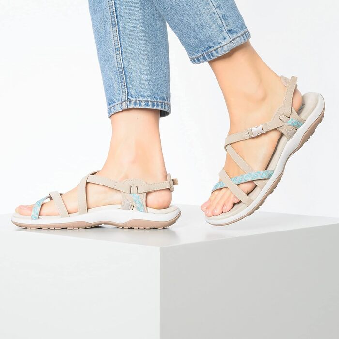 Сандалі жіночі Skechers Reggae Slim-Vacay 38 EU бежеві Duraleather