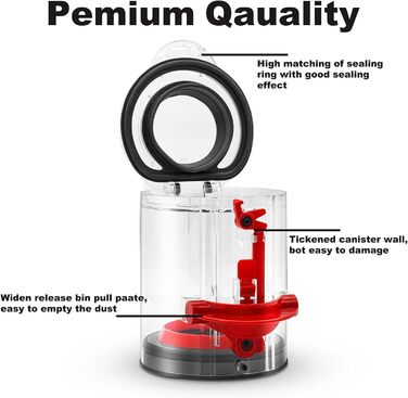Dyson V12/V10 Slim Dust Bin Replacement - Genuine Part #965272-01