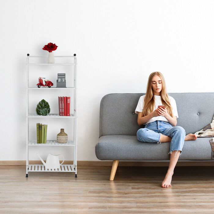 Relaxdays 5-Tier Shelving Unit