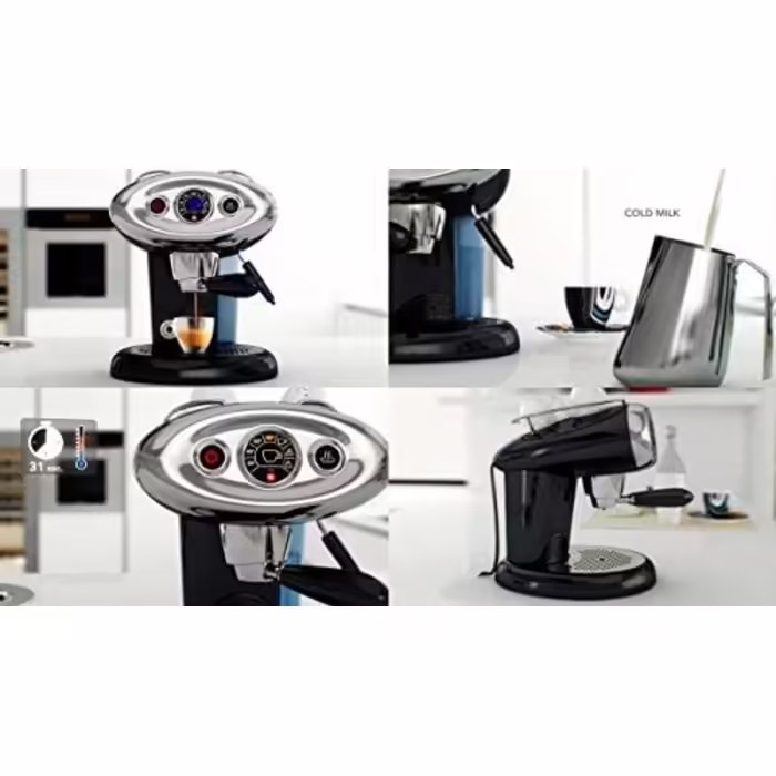 illy Coffee, Coffee Machine for Iperespresso Capsules X7.1 Black