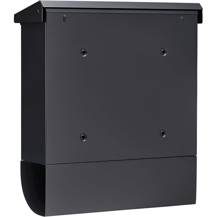 Поштова скринька Burg Wächter Vario ANT з газетницею та табличкою для імені, оцинкована сталь, формат DIN C4, антрацит (RAL 7016), комплект з 2 ключами