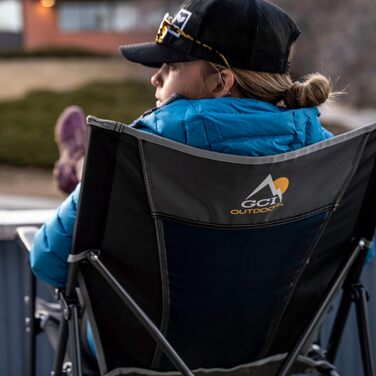 Зручне крісло для кемпінгу GCI Outdoor Eazy Chair - портативне, легке