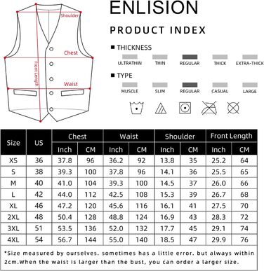 Енлізіон Жилет для чоловіків: формальний однотонний жилет для весілля, елегантний костюмний жилет, бізнес-жилет з кишенями, розміри XS-4XL, темно-синій