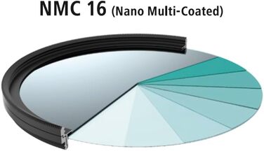 Поляризаційний фільтр Hama Polfilter Wide 72mm з багатошаровим покриттям Nano, для фото та відео