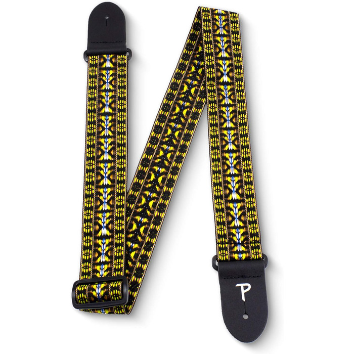 Гітарний ремінь Perri's Leather Poly Pro Hootenanny, 58 дюймів (147 x 13 x 13 см), BHT-2079, різнокольоровий