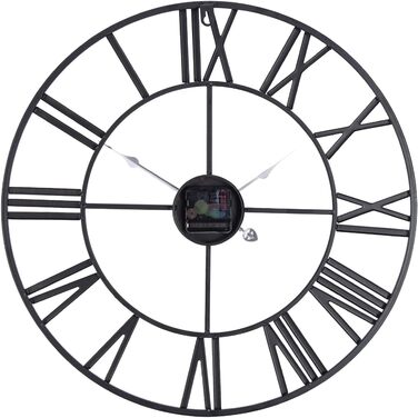 ACCSHINE Wall Clock Large No Ticking Noise Silent 40cm Roman Numerals Quartz Battery Operated Wall Clock Easy to Read for Living Room Kitchen Bedroom Office School