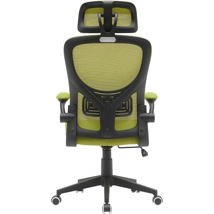 Офісне крісло BAKAJI, нейлон, зелене, 56 x 116-126 см