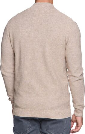 Чоловічий кардиган Indicode INWestmoon з коміром-стійкою | Тонкий в'язаний кардиган з бавовняної суміші (3XL, Кукурудзяний колос)