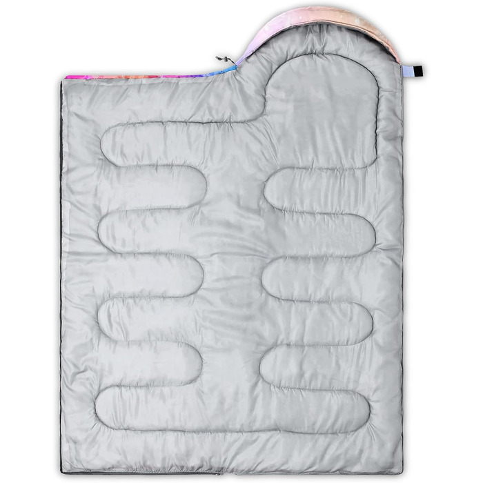 Сплячі мішки QOOMO для кемпінгу, 3 сезони, для дорослих та дітей, легкі, водонепроникні, для подорожей та відпочинку на природі