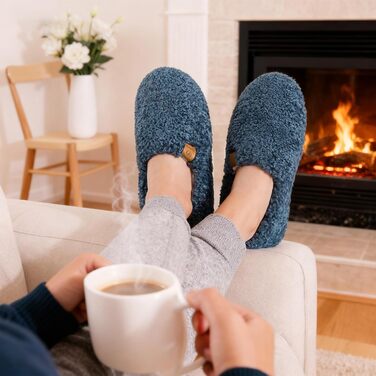 Жіночі теплі халапи EverFoams з штучної вовни та Memory Foam, закриті тапочки