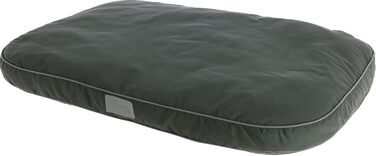 Подушка для собак Kerbl Jerome, 60x40x6 см, темно-зелений/сірий, знімний чохол, антиковзаюча поверхня