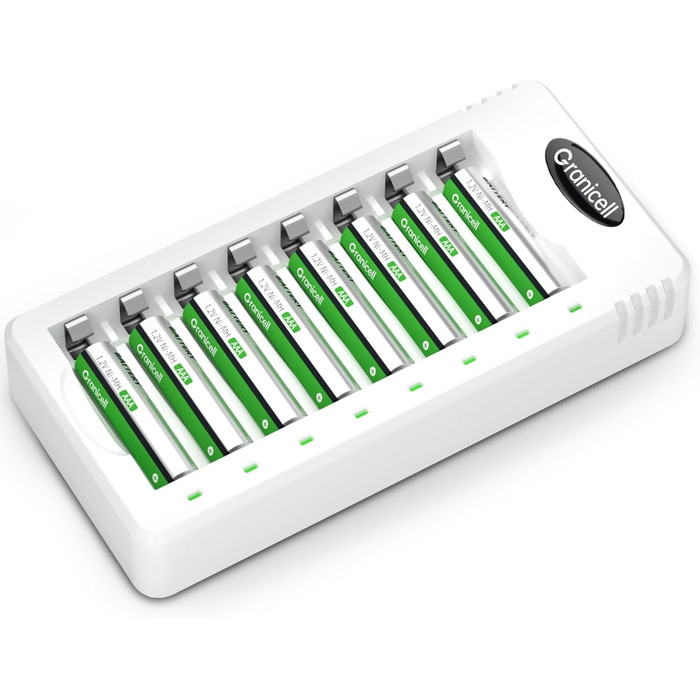 Зарядний пристрій AA + 4 x 2800mAh акумулятори AA 1.2V - Зарядний пристрій для акумуляторів NI-MH