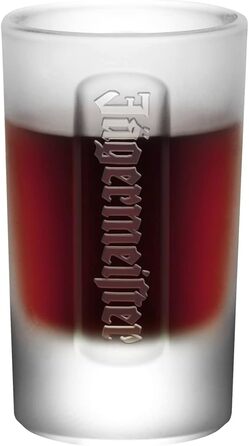 Набір шотерів Jägermeister 6 шт, 4cl та 2cl мірні склянки для лікеру та настоянок - Оригінал, стійкі до посудомийної машини