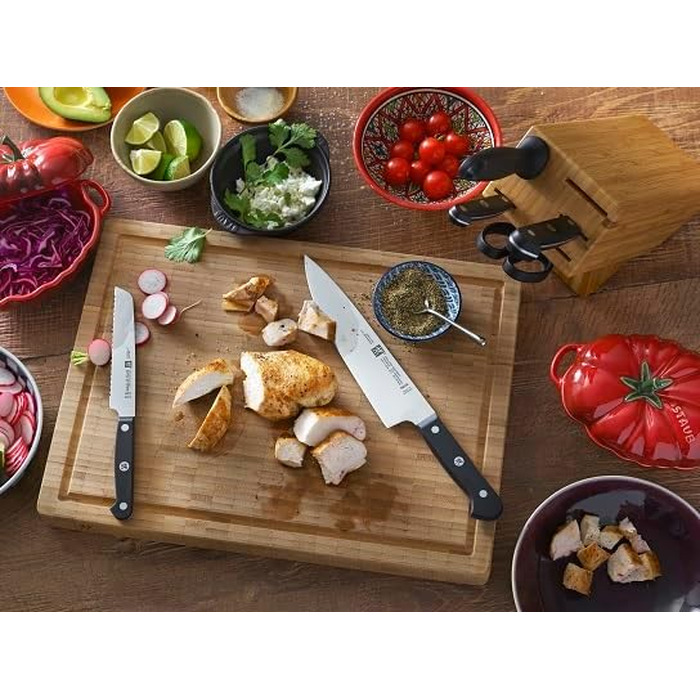 Кухонний ніж для овочів та м'яса ZWILLING Gourmet, нержавіюча сталь, 20 см, Made in Germany