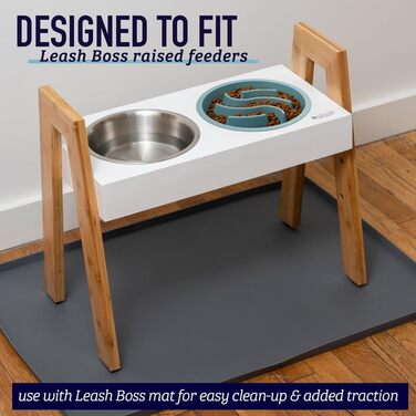 Миска для собак Leashboss Anti Sling Bowl - Лабіринт для повільного годування, сіра (2/4 чашки)