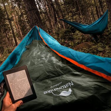 Бавовняний спальний мішок-худі Naturehike Y150L, температурний режим -6°C, зелений, лівий