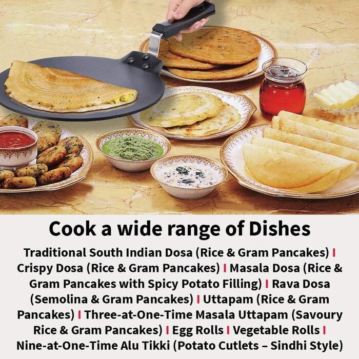 Сковорода-гриль HAWKINS Futura Dosa, антипригарна, 28 см, чорна