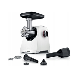 М'ясорубка Bosch Serie 6 MFWS607W 2100 Вт, реверс, біла