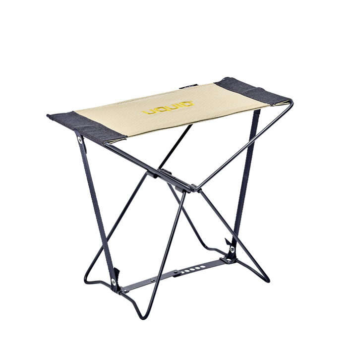 Складний туристичний стільчик Uquip Falthocker Fancy Petrol: міцний, компактний, для кемпінгу, відпочинку та подорожей (пісок)
